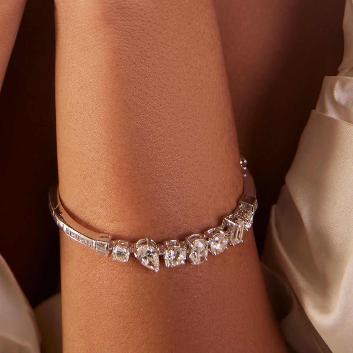 Radiant Symphony Diamond Bracelet