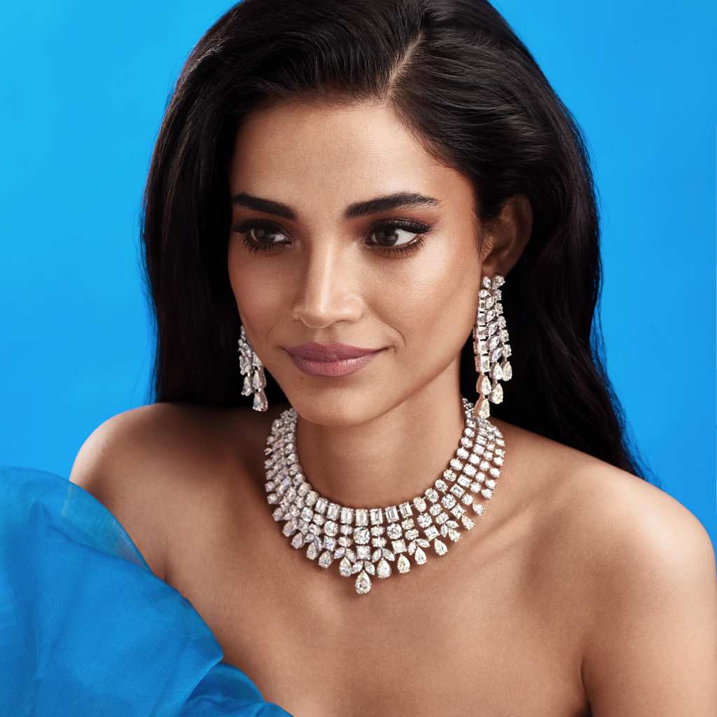 Diamond Cascade Choker